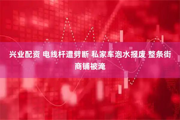 兴业配资 电线杆遭劈断 私家车泡水报废 整条街商铺被淹